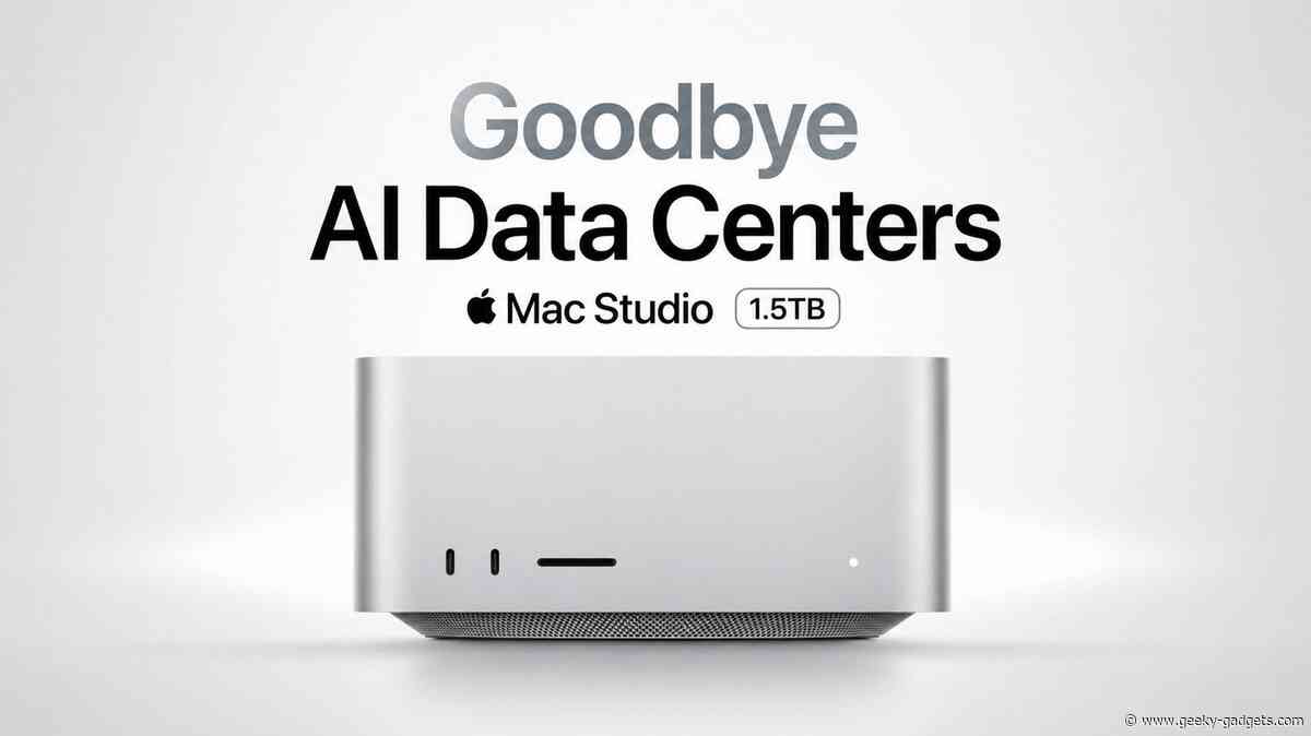1.5TB Mac Studio Enables Advanced Local AI Architecture