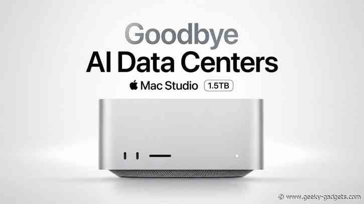 1.5TB Mac Studio Enables Advanced Local AI Architecture