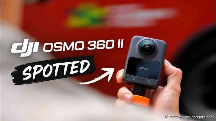 New DJI Osmo 360 II Leak Points to Enhanced Waterproofing and Original Design