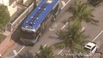 Miami-Dade bus crashes in Miami Beach; roads closed and building evacuated