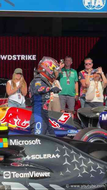 Lining up on the front row for the third time this year! 👏 #F1 #RedBullRacing