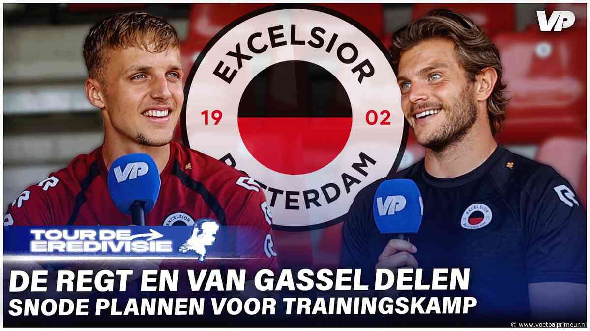 Heerlijke kattenkwaad op Excelsior-trainingskamp: 'Dan ben je het haasje!'