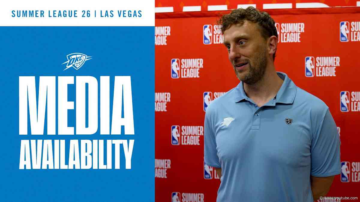 Coach Connor Johnson after Final Game in Las Vegas | 2026 NBA Summer League | OKC Thunder