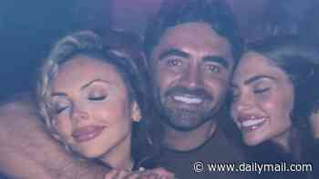 Jesy Nelson celebrates her SMA campaign victory with a night out with her pals after revealing screening will be rolled out across the UK amid her twins' health battle