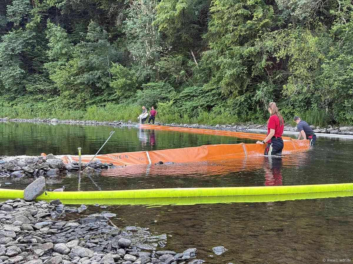 Badeverbot in Windeck: Immer noch Heizöl in der Sieg