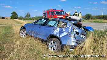 Seniorin überschlägt sich bei Joshofen mit Auto – Rettungshubschrauber landet