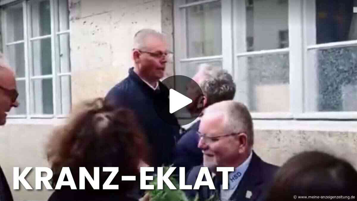 Stauffenberg-Gedenken: Bonhoeffer-Nachfahre stoppt AfD-Kranz – Video