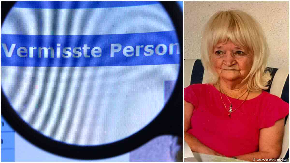 Karolina (86) aus Rosenheim vermisst – Polizei bittet um Hinweise