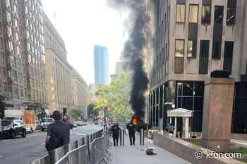 Suspect in custody after fireworks set off outside Federal Plaza in NYC: FBI