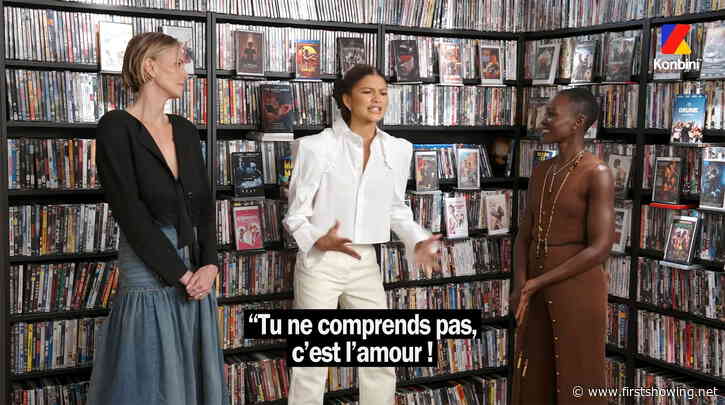 Watch: 'The Odyssey' Main Cast + Nolan Peruse the Paris Video Club
