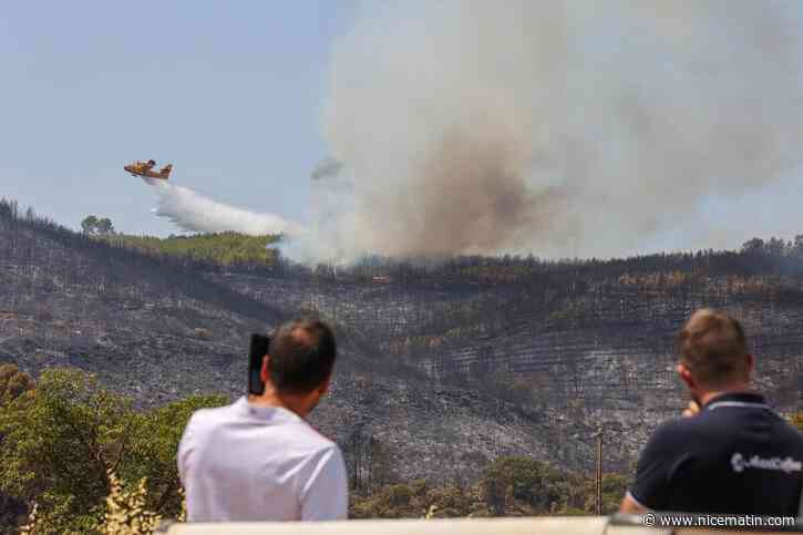 « C’est un feu qui nous a marqués par sa violence » : le préfet du Var rend hommage aux pompiers qui ont lutté, ce lundi, contre deux reprises d’incendie à Taradeau et aux Arcs