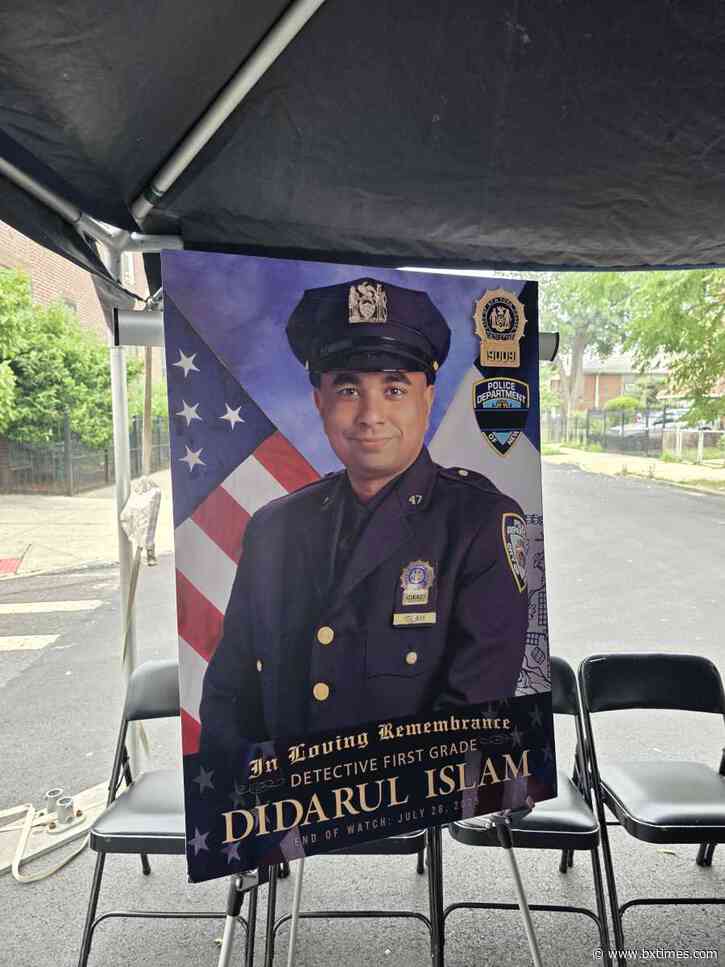 Parkchester street renamed for NYPD Detective Didarul Islam, who was killed in Midtown office shooting