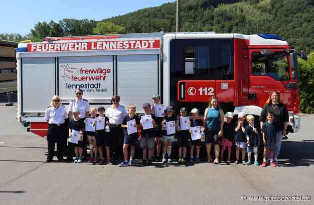 FW-OE: Jüngster Feuerwehrnachwuchs aus der Kinderfeuerwehr absolviert erfolgreich die Kinderflamme