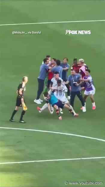 Spain, Argentina BRAWL after 2026 FIFA World Cup final #shorts #us #news #foxnews #WorldCup