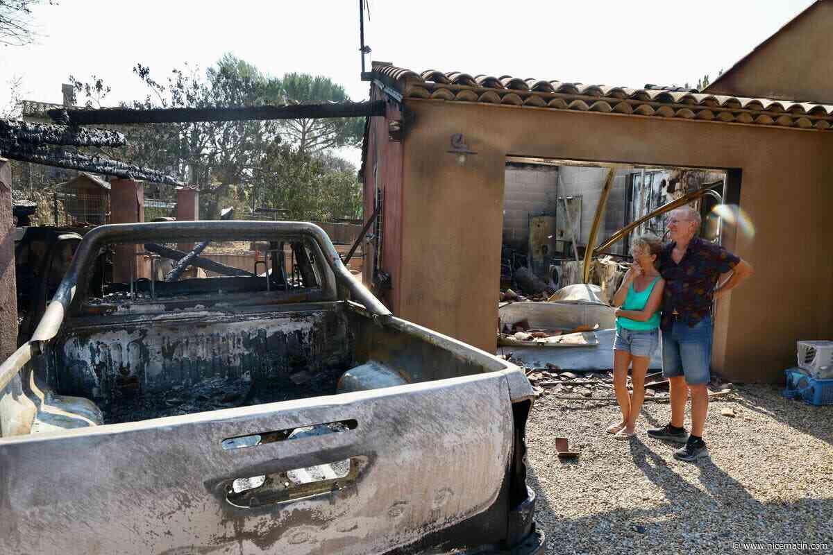 Incendie dans le Var : « On a tout perdu », l’heure est au bilan pour les sinistrés du feu de Taradeau - Les Arcs