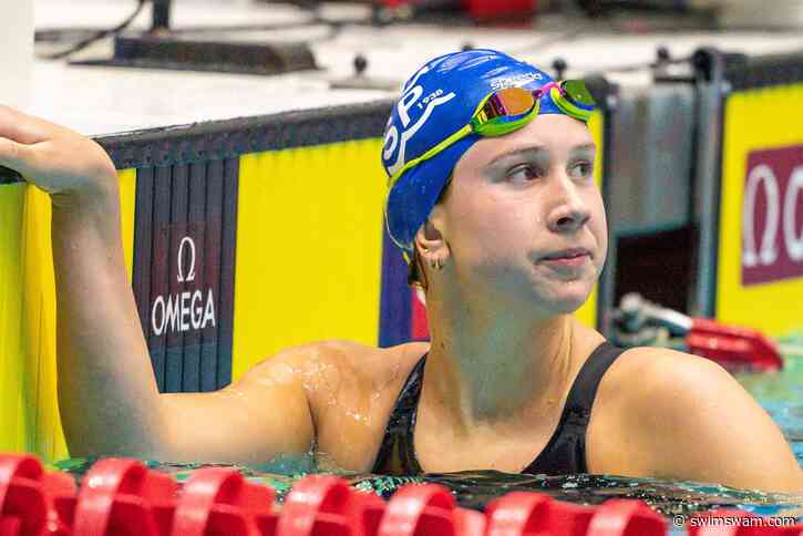 Future Longhorn Sydney Schoeck Pops New Career Best 2:12 200 Fly at Columbia Sectional