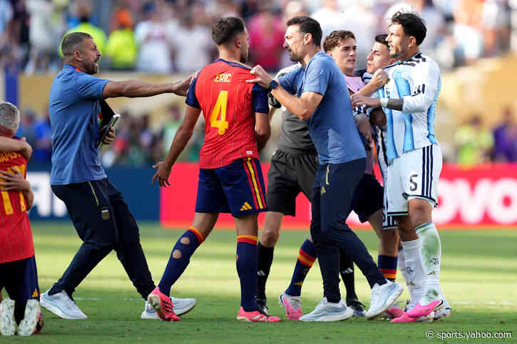 FIFA will reportedly investigate Argentina for brawl after World Cup final loss to Spain