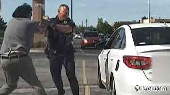 Edmond officer receives Purple Heart after stabbing incident during traffic stop