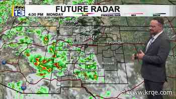 Monsoon moisture sticks around ahead of hotter temperatures