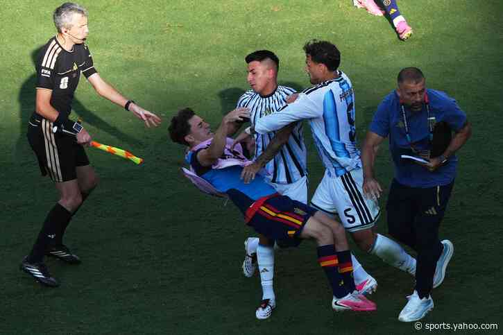 Fifa to investigate Argentina’s clashes with Spain players after World Cup final