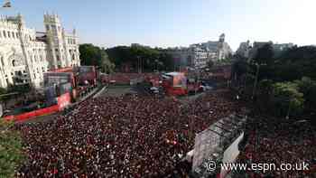 Spain celebrate World Cup triumph with open-top bu...