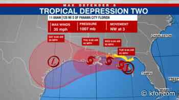 Tropical storm could form later today in the Gulf