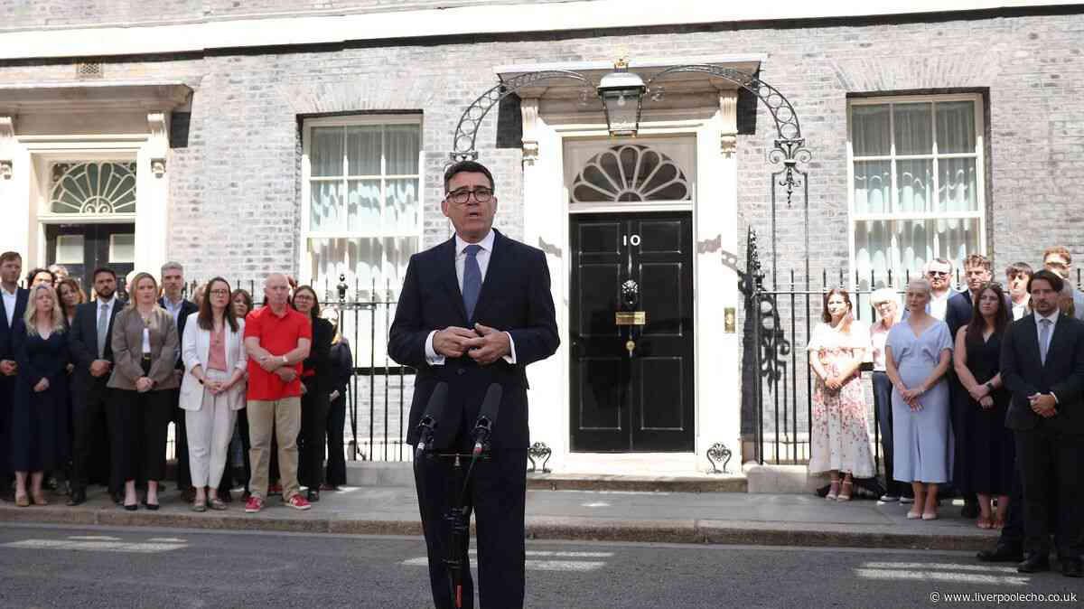 Cabinet reshuffle underway as Andy Burnham gets to work as Prime Minister - LIVE