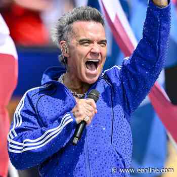 Robbie Williams Addresses White Substance on Mic at World Cup Final