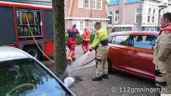 Buitenbrand Kruitgracht Groningen snel geblust
