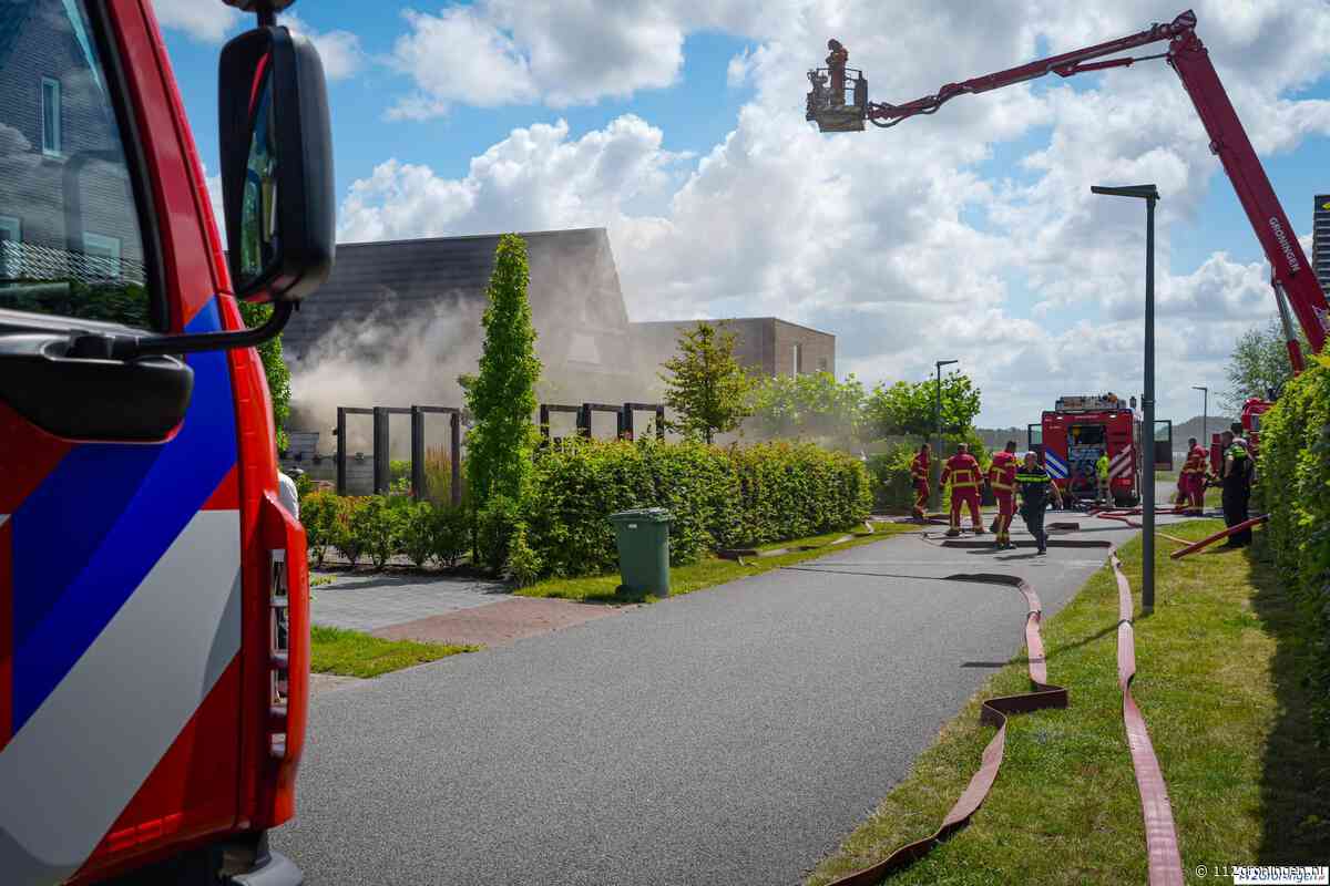 `Middelbrand` woning aan de Schepperij Meerstad
