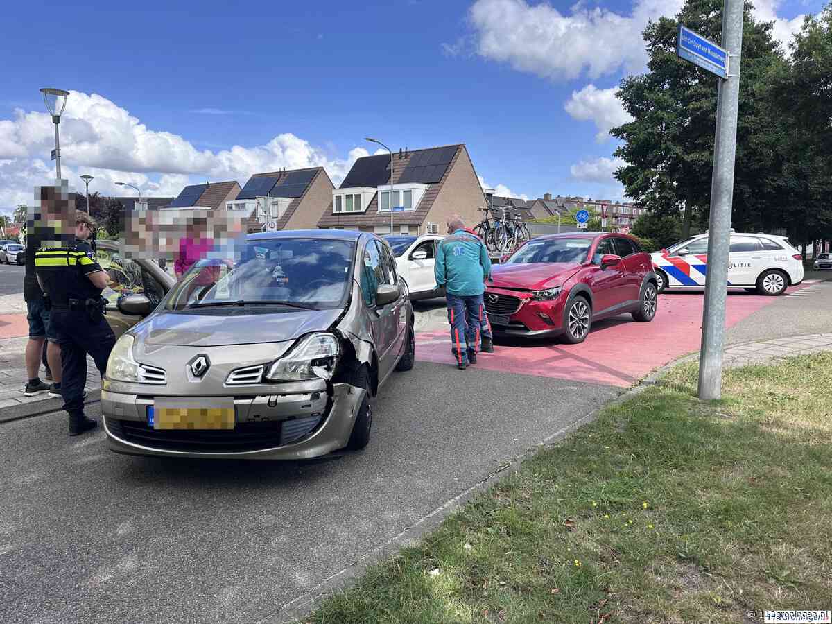 Ongeval met materiële schade in Hoogezand