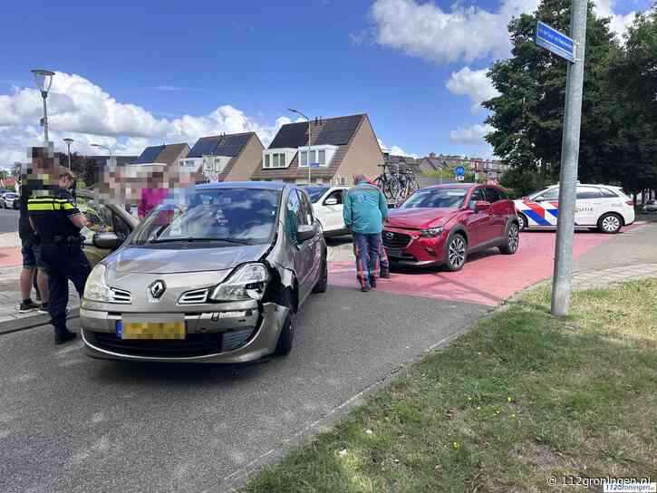 Ongeval met materiële schade in Hoogezand