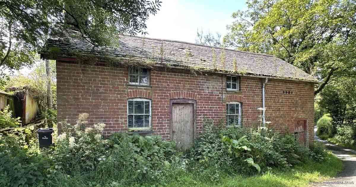 Eerie abandoned cottage where furniture lies untouched could be a dream country home
