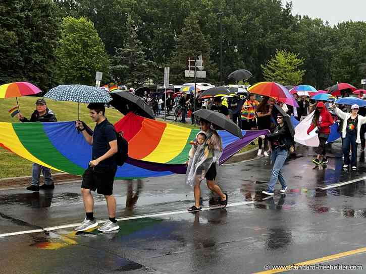 Cornwall Pride Parade outshines wet weather