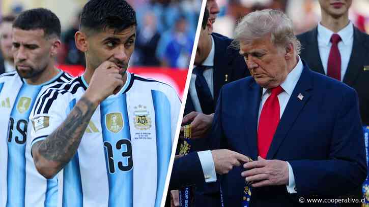 "Cuti" Romero ignoró a Donald Trump en la entrega de medallas tras la final