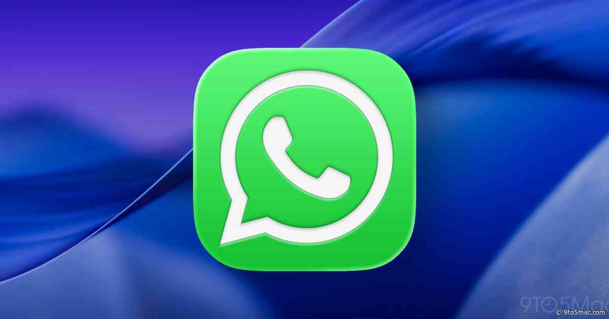 WhatsApp rolling out Liquid Glass revamp to its Mac app