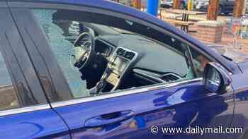 Quick-thinking girl, 7, uses MALLET to smash car window and escape 150F torture after grandad left her inside while shopping at Walmart