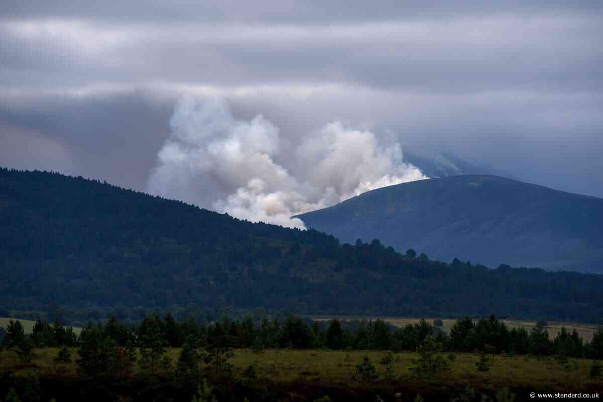 Wildfire warnings in Scotland extended