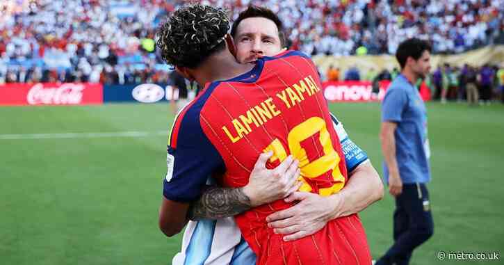 Lamine Yamal reveals what Lionel Messi told him during touching embrace
