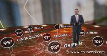 Triple digits temperatures recorded in metro Atlanta thanks to high humidity