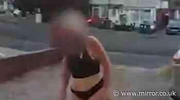 Doorbell footage shows brazen woman swiping pints of milk at 5am from doorstep