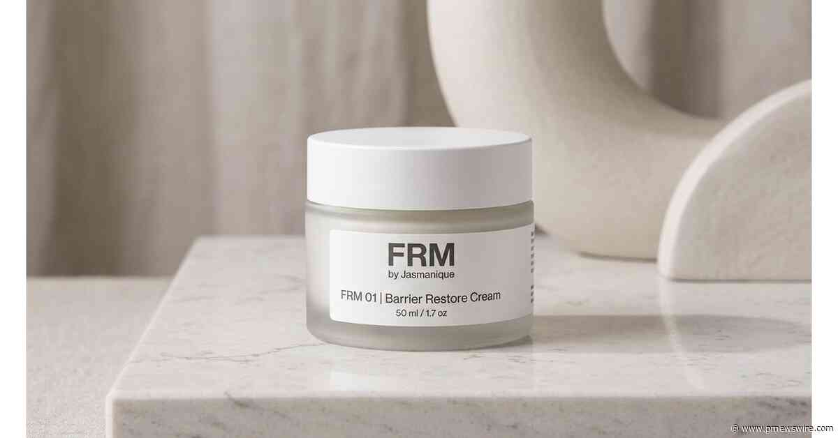 FRM by Jasmanique Announces Exclusive Fall Retail Launch of "FRM 01: Barrier Restore Cream" at Walmart