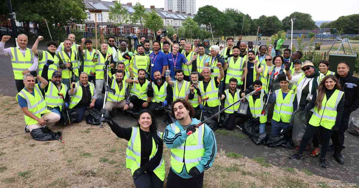 Newcastle community come together to clean up West End