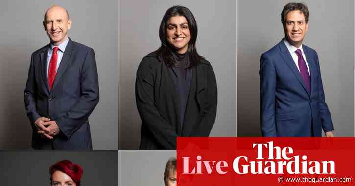 Healey made chancellor, Miliband named foreign secretary and Yvette Cooper becomes health secretary as Burnham picks cabinet – UK politics as it happened