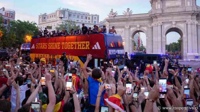 Dos millones de personas festejaron en Madrid la obtención del segundo Mundial de España