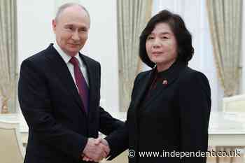 Russian President Putin meets with North Korean foreign minister in latest high-level diplomacy