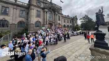 Nursery closure fears prompts protest