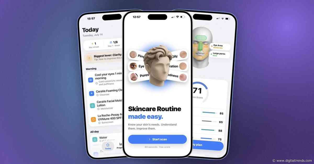 This iPhone app turns a face scan into a personalized skincare routine