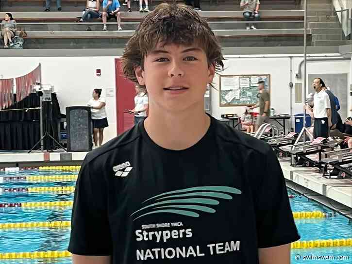 15-Year-Old Cullen Cashman Pops a 1:02 in the 100 Breast at New England Senior Champs