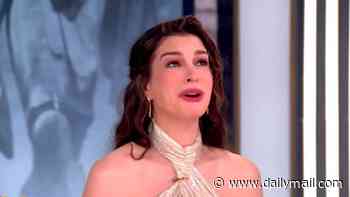 Whoopi Goldberg makes pregnant Anne Hathaway CRY on The View